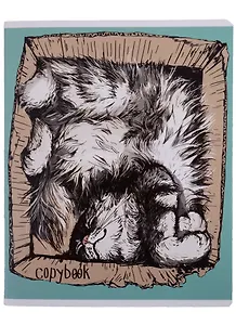 Тетрадь в клетку Феникс+, "Жизнь котов", 48 листов, в ассортименте