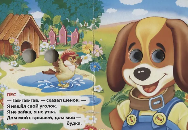 Книга Кто где живет? (Книжка с глазками А6) (Владимир Степанов) — 2