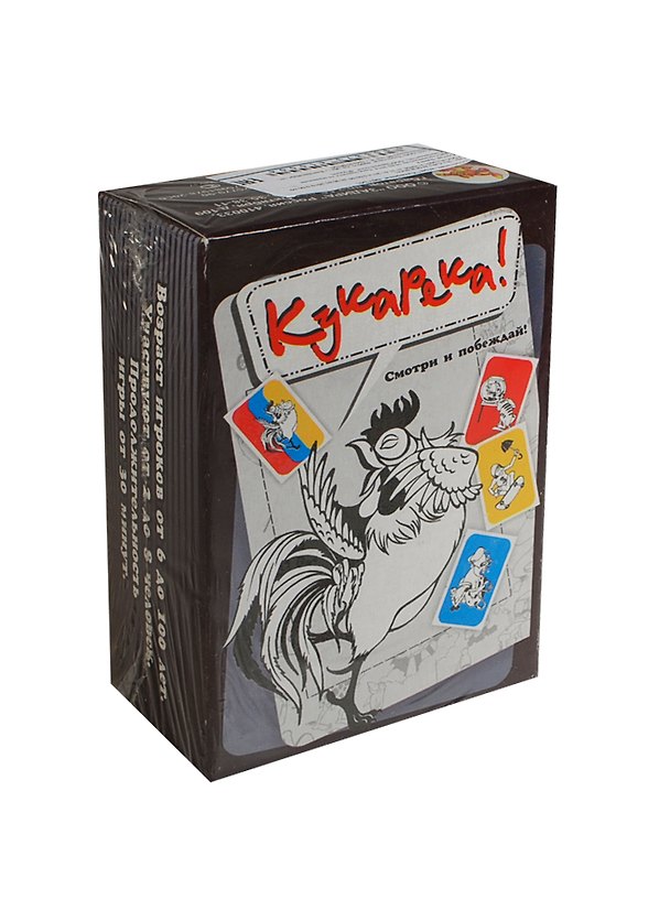 НИ Кукарека (687341) (76 карт. с картинками и 32 карт. с заданиями) (коробка) 2419399 — 1