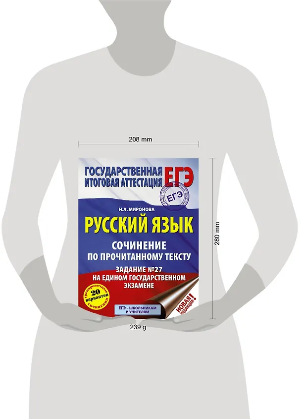 Книга ЕГЭ. Русский язык. Сочинение по прочитанному тексту. Задание № 27 на едином государственном экзамене (Наталия Миронова) — 4