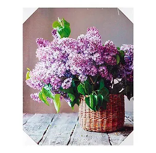 Картина Сирень в корзине (40х50) (740-156) 2430706