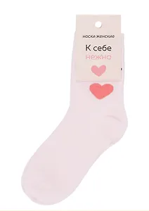 Носки К себе нежно (О. Примаченко) (розовые) (36-39) (текстиль)
