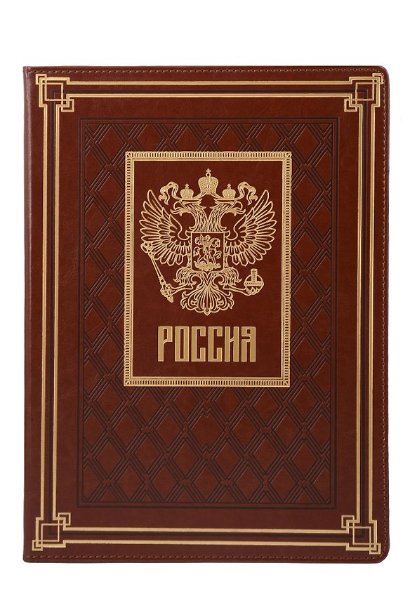 Папка адресная А4, кожзам, сариф коричневый, Escalada 3149703 — 1