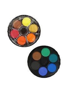 Краски акварельные 12цв кругл. пласт.пенал, б/к., Koh-i-Noor