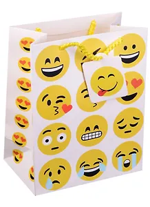 Пакет подарочный бумажный "Смайлы" А5