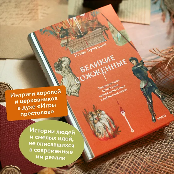 Книга Великие сожженные. Средневековое правосудие, святая инквизиция и публичные казни (Игорь Лужецкий) — 4