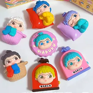 Коллекционные игрушки-сюрприз (магниты) Девочка 6см, Pidol, 12-LetV-7, Letsvan, Blind Box 3140537