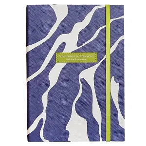 Ежедневник дат. 2025г. А5 176л "Desire" фиолетовый, иск.кожа, мягкий переплет, резинка, нашивка, тонир.блок, ляссе