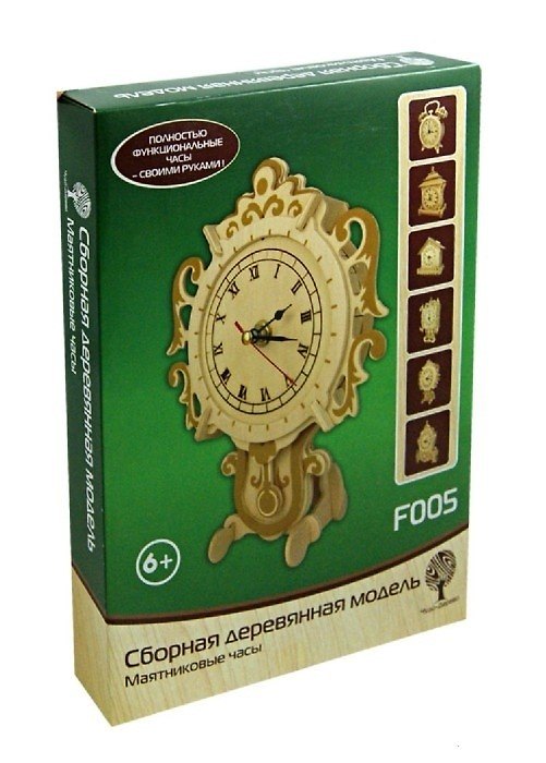 Сборная модель «Маятниковые часы», Чудо-Дерево (F005) 2349953 — 1