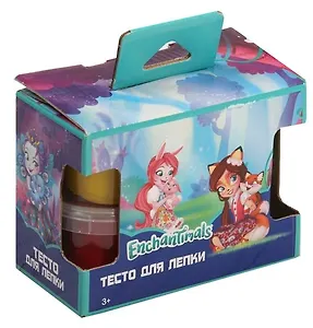 Centrum, Набор теста для лепки Enchantimals 4 цвета*80гр, цвета ассорти