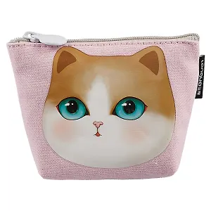 Кошелек на молнии Кошка Miaomi (ткань) (11х8) (LG-10878)