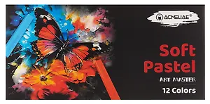 Пастель сухая 12цв художественная, к/к, ACMELIAE