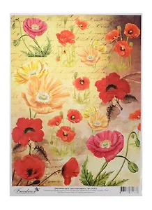 Декупажная карта Цветочная радость А4 (DK3033) (упаковка)