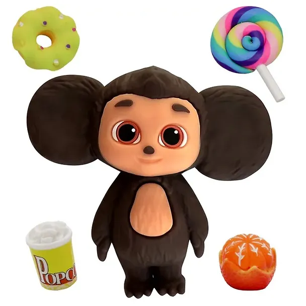Фигурка Чебурашка, мятный пончик, 5 аксессуаров, Funky Toys, (4х16х22), (CHE2405-3) 3083509 — 1