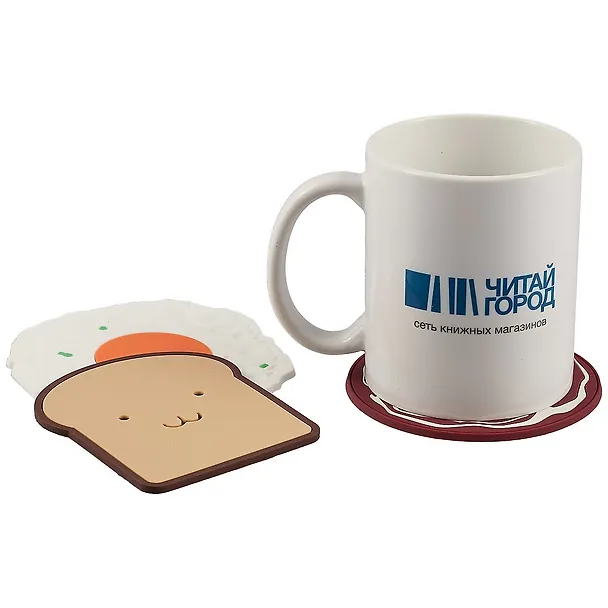 Набор подставок под кружку Happy Breakfast (силикон) (3 шт) 2747376 — 3