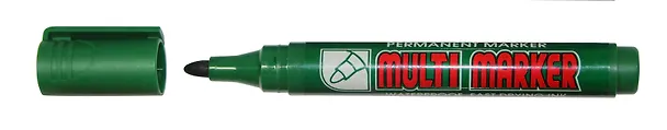 Маркер перманентный Crown, Multi Marker, зеленый 1-2 мм 200102 — 2