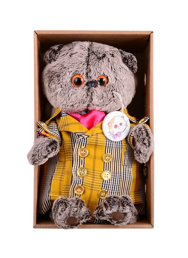 Игрушка мягкая Budi Basa, Басик в двубортном плаще (22 см) (Ks22-157) 2834871 — 1