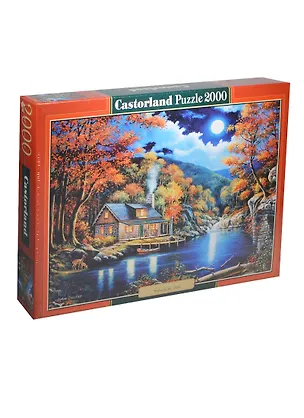 Пазлы 2000 C-200504 Домик на озере (92х68см) (коробка) (Castorland) 2431338