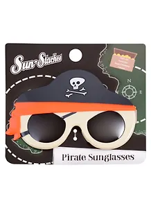 Детские солнцезащитные очки Пират. 100% защита от ультрафиолета UV400. Ударопрочные линзы.