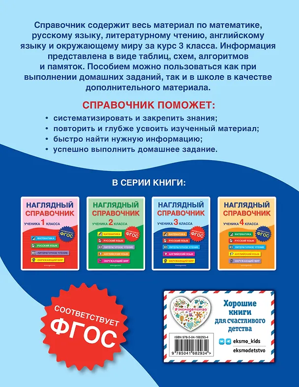 Книга Наглядный справочник ученика 3 класса (Анна Горохова, Мария Хацкевич, Елена Пожилова) — 2