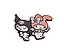 Значок Sanrio Angel and Devil (металл) — 3102635 — 3