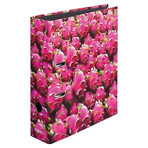 Папка архивная 80мм А4 "Dragon Fruit" лам.картон, Herlitz