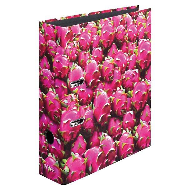 Папка архивная 80мм А4 "Dragon Fruit" лам.картон, Herlitz 225187 — 1