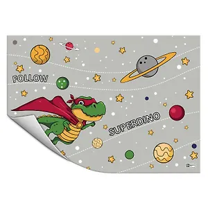 Клеенка для уроков труда "Супер дино" 500*700мм, ПВХ, блистер