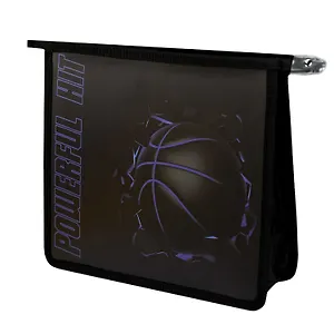 Папка для тетрадей А5 "Баскетбольный мяч" полипропилен, 23.3*20*6.5 см, молния, дно с расширением