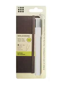 Ручка подарочная роллер "Plus" 0,5мм корпус белый, Moleskine