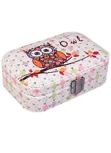 Шкатулка Совы для драгоценностей (5х14х10) (кожзам) (7333015)