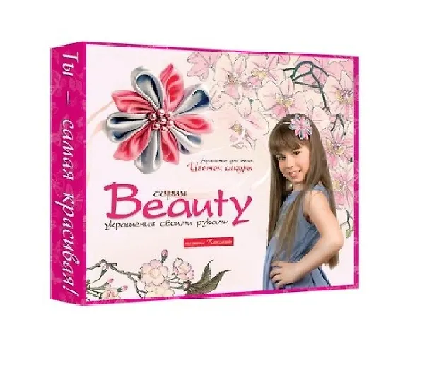 Набор для творчества, ПЛАНЕТА ДЕТСТВА, Серия Beauty "Украшение для волос Цветок сакуры" 2283204 — 1