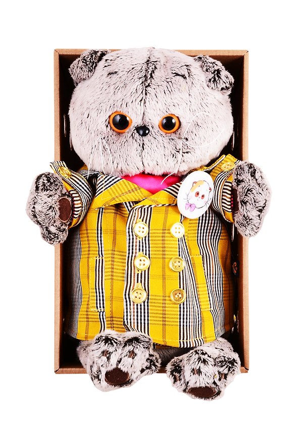 Игрушка мягкая Budi Basa, Басик в двубортном плаще (25 см) (Ks25-157) 2834875 — 1