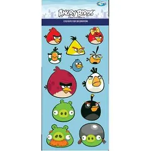 Наклейки декоративные Angry Birds (84446) (упаковка)