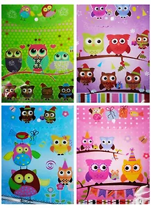 Папка-конверт А4 на кнопке "Owls"