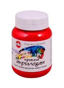 Акрил художественный 100 мл кадмий красный темный (имит.)