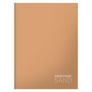 Книга для записей А5+ 96л кл. "Sand" интеграл.перепл., матов.ламин., выб.лак.