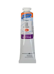 Краска акриловая "Ладога" оранжевая,46мл,в тубах, ЗХК