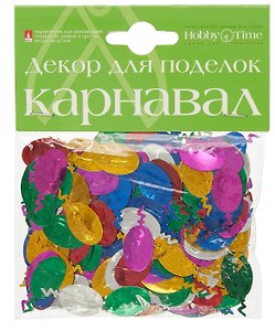 Декор для поделок «Карнавал», 4 вида, Альт