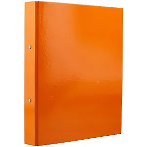 Папка на кольцах А4 "Неон", оранжевая