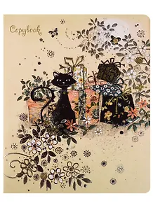 Тетрадь в клетку ПЗБМ, "Багарт-Черная кошка", 48 листов, в ассортименте