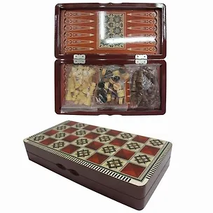 Набор настольных игр (нарды, шахматы, шашки), 20х40 см (587187) 2393943