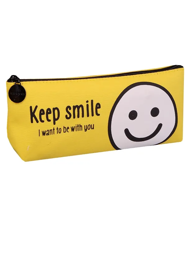 Пенал на молнии «Смайлы: keep smile», 19 х 8 см 2585890 — 5
