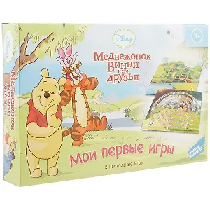 Игра детская настольная DREAM MAKERS Медвежонок Винни. Мои первые игры