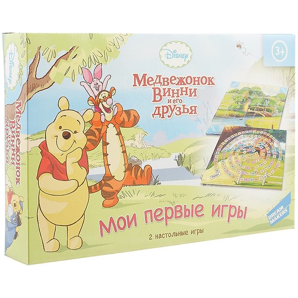Игра детская настольная DREAM MAKERS Медвежонок Винни. Мои первые игры 2785751 — 1
