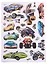 Развивающая книжка с многоразовыми наклейками № МН 2204 "Hot Wheels" — 2908130 — 2