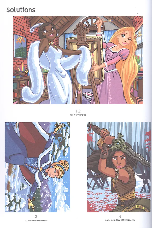Книга Coloriages mystères Disney - Princesses Tome 2 () — 6