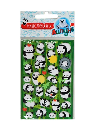 Н Панды (MMS003) (Зефирные наклейки) 2219597