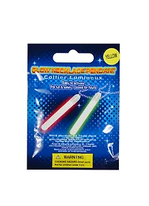 Светящийся неоновый кулон на цепочке Glow (6х60мм) (XLD660) (Ост-Ком)