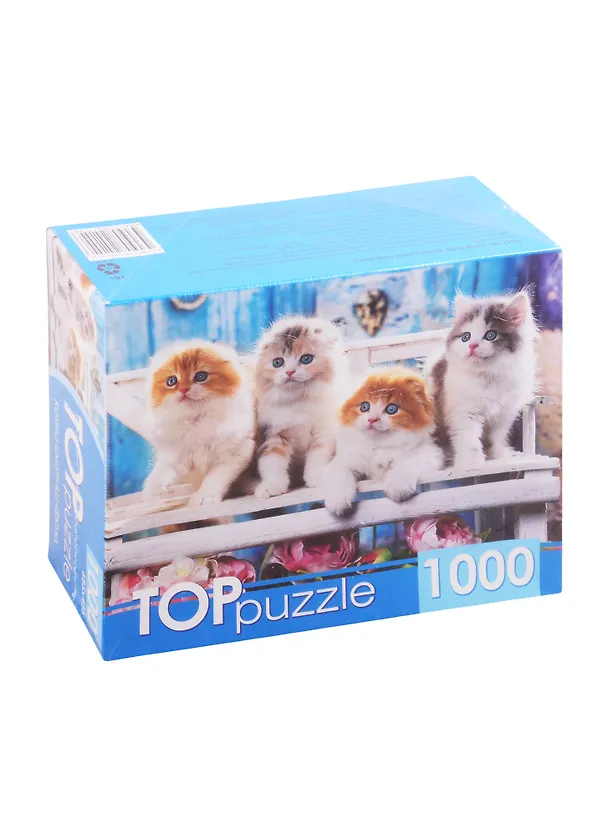 Пазл Котята скоттиш фолд 1000 элементов TOPpuzzle ШТТП1000-4154 2829008 — 1